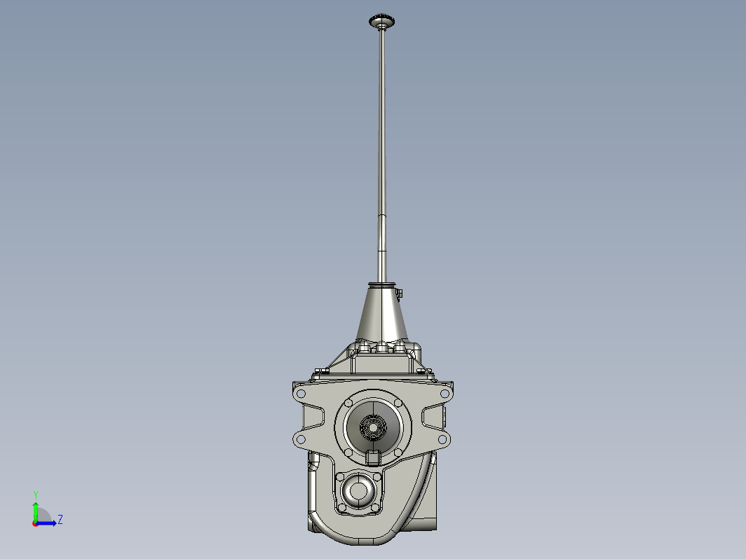 CA10B解放汽车变速箱3D图纸 3D模型