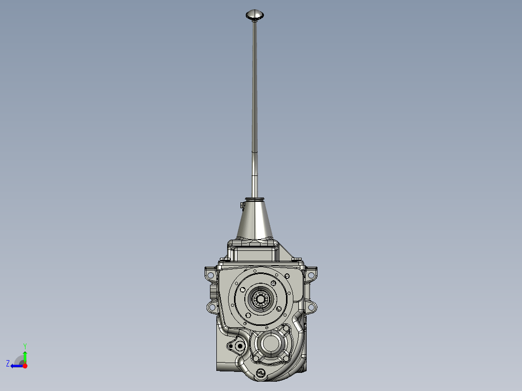 CA10B解放汽车变速箱3D图纸 3D模型