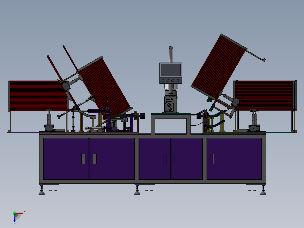 方形SMD元器件插件机