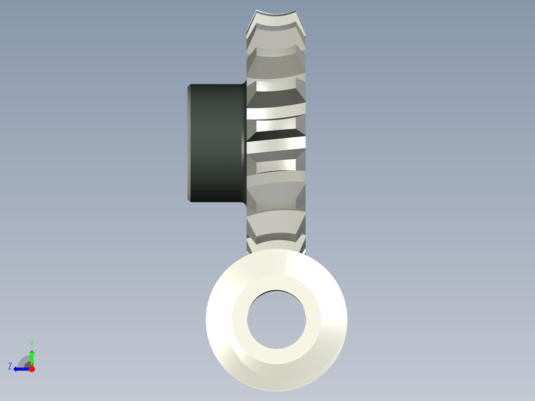 蜗轮蜗杆运动3D模型