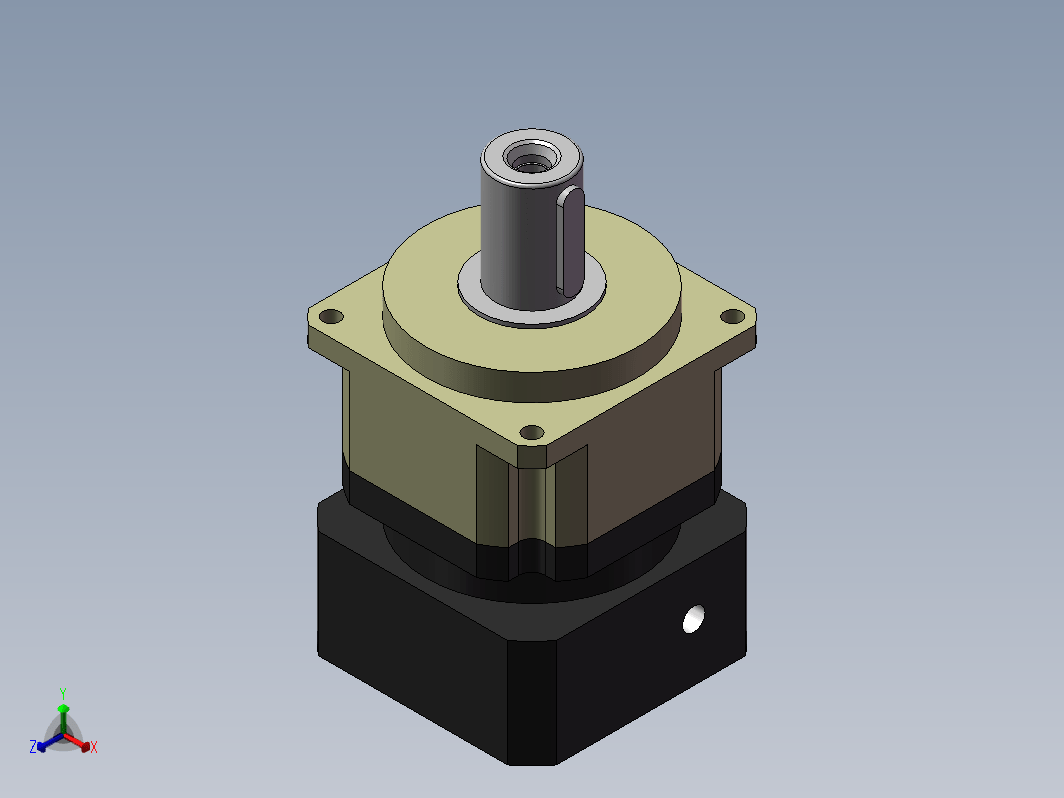 WAB180-L1(7.5KW)外形图(42-114-114.3-200-M12)减速机AB系列 WAB180