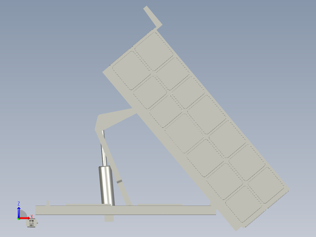 重载汽车举升机构及液压系统的设计三维Step+CAD+说明书