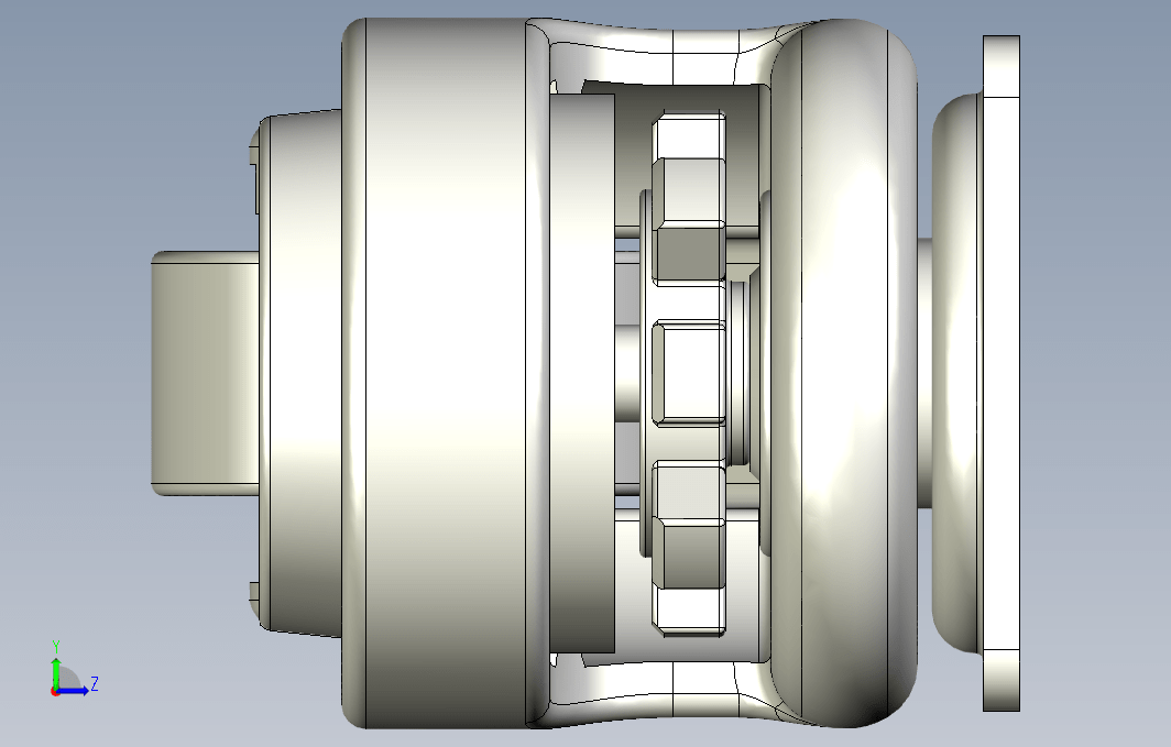 GDN-40-F福马脚轮3D模型