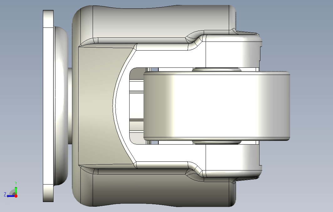 GDN-40-F福马脚轮3D模型