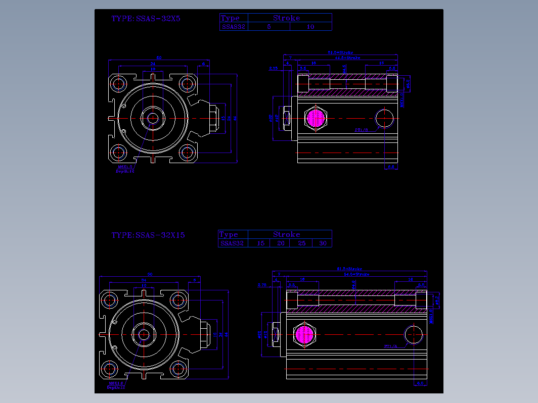 SDA气缸 83-SSA-32-SN