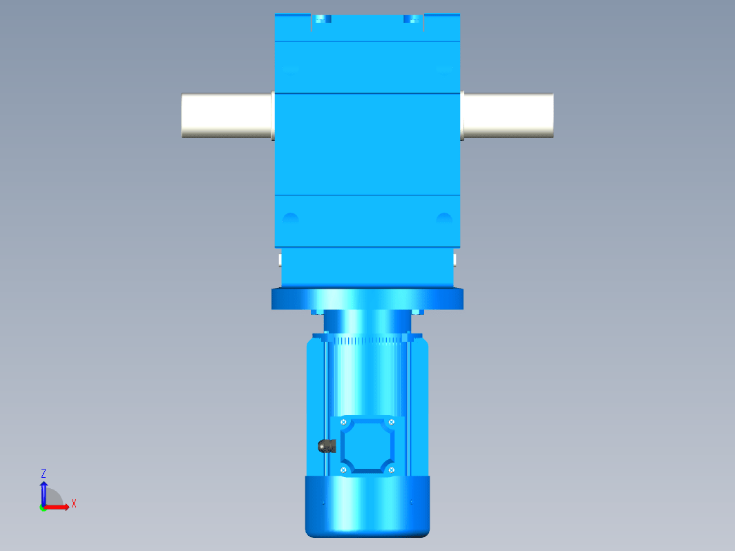 K97底脚轴伸式安装螺旋锥齿轮减速机[K97-YV1.1-6P-140.28-M2-90°-A+B]