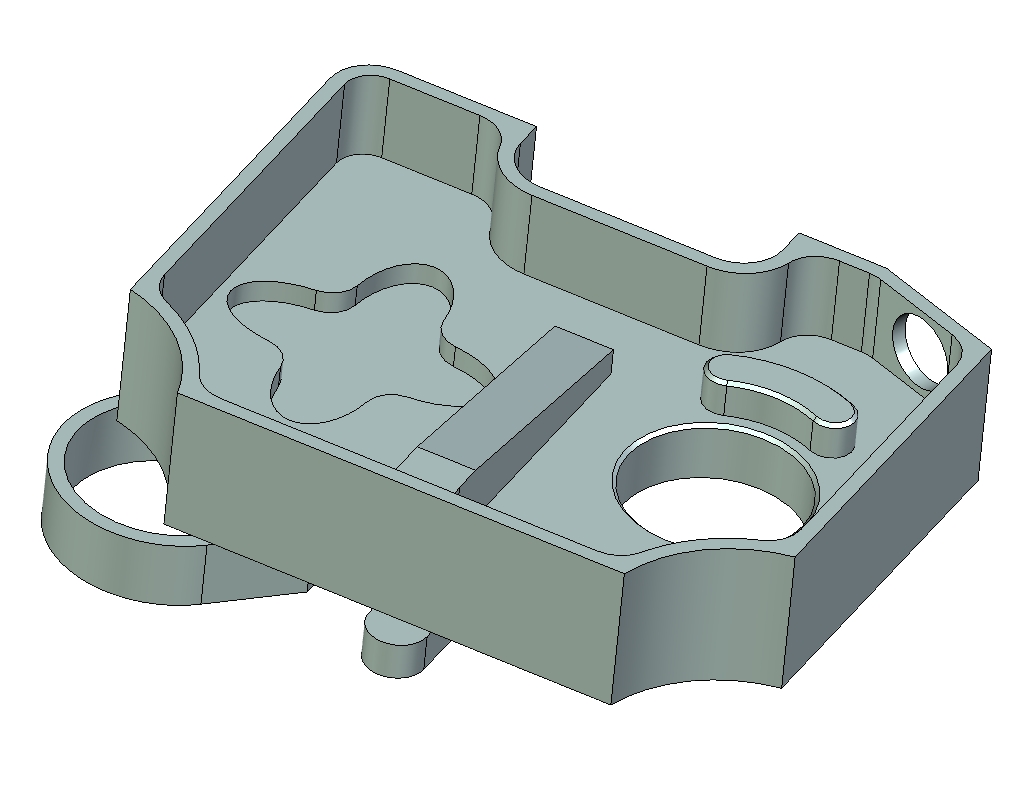 复杂典型壳体零件的数控铣削加工工艺及编程仿真三维UG6.0带参+CAD+说明书