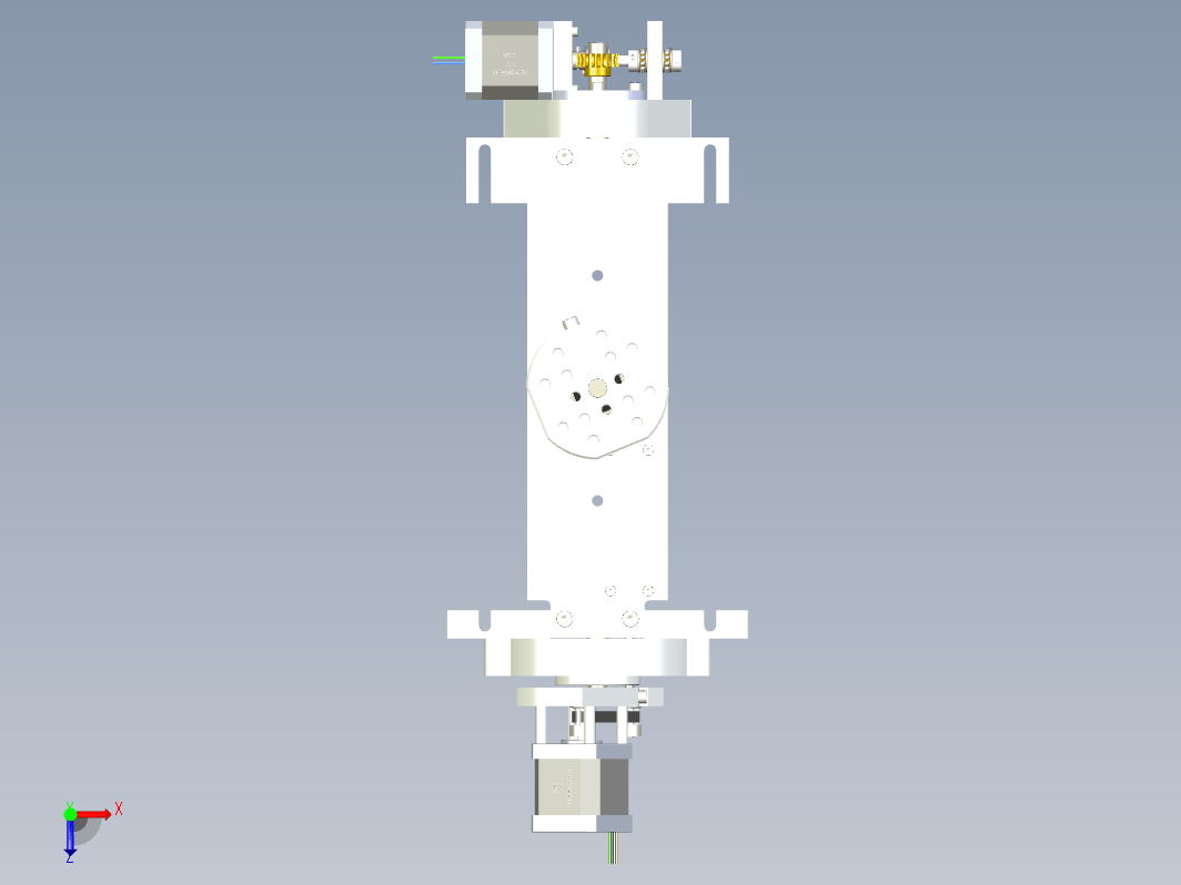 带2个旋转轴的5轴CNC工作台