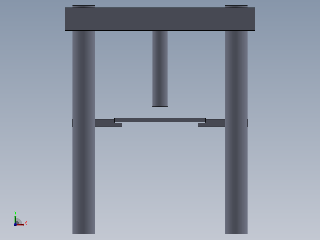 solidworks中的冲压生产机器设计