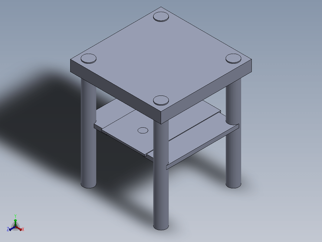 solidworks中的冲压生产机器设计