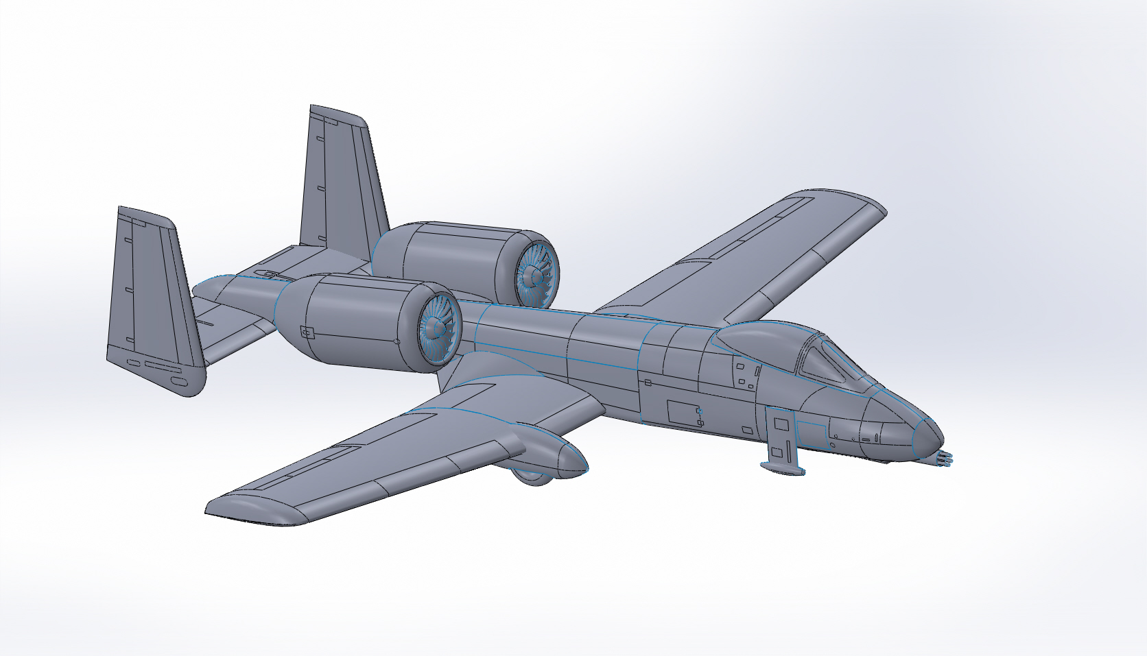 仙童 A-10飞行器