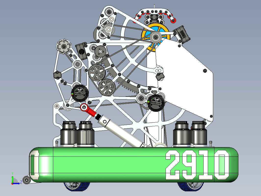 比赛机器人车4