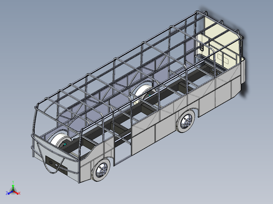 Busbody公交车结构框架