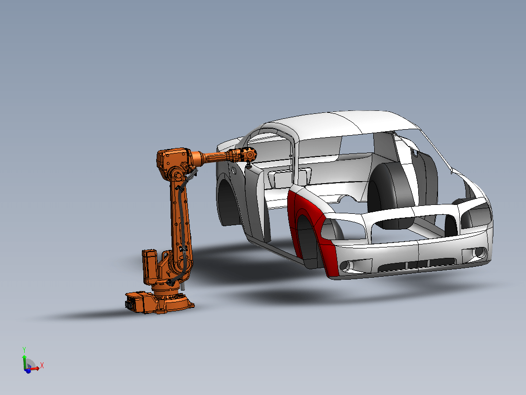 0014--ABB IRB robot arm