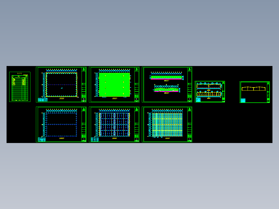 某纸业公司90米X70米工程CAD