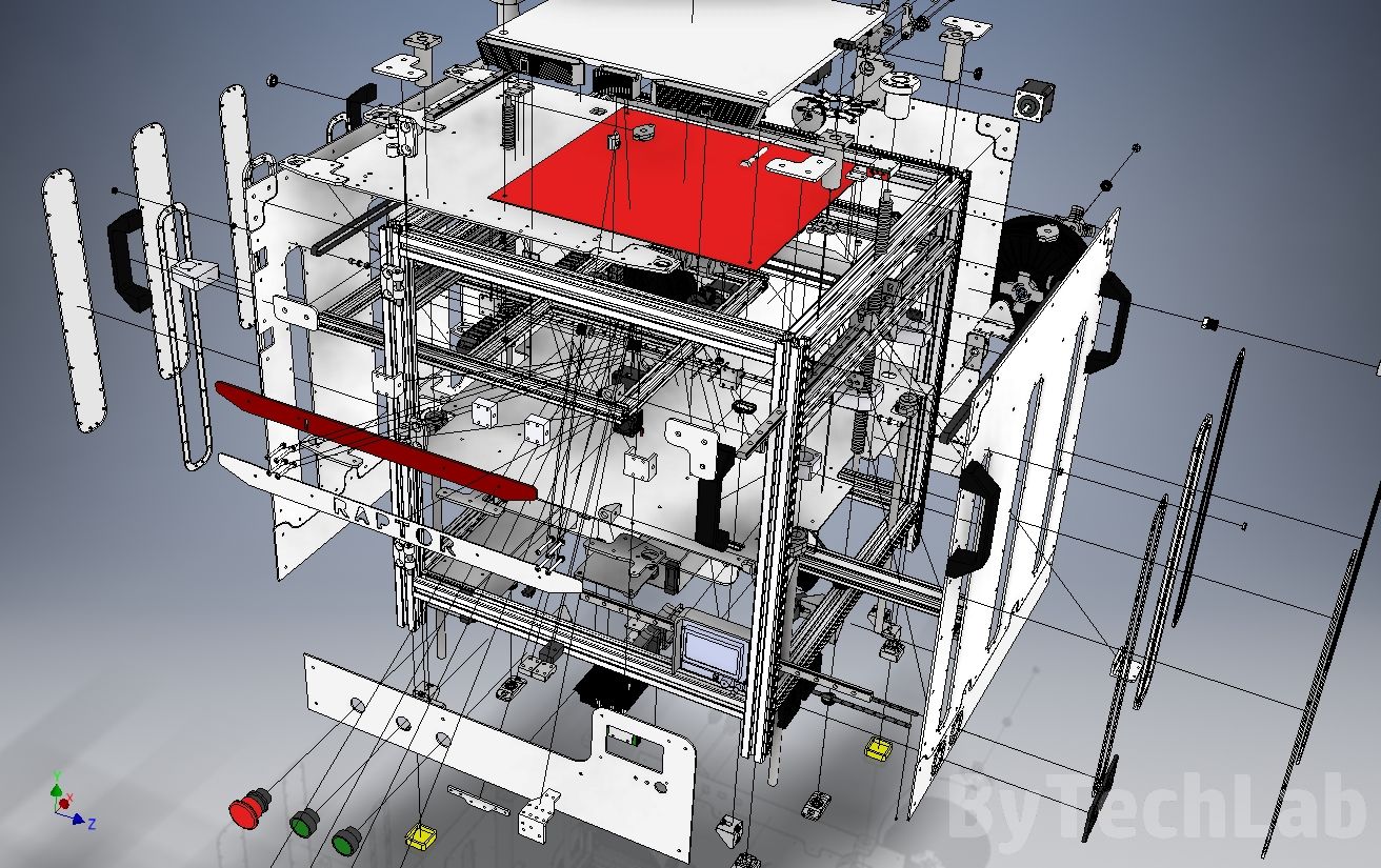 raptor-xls-360 3D打印机
