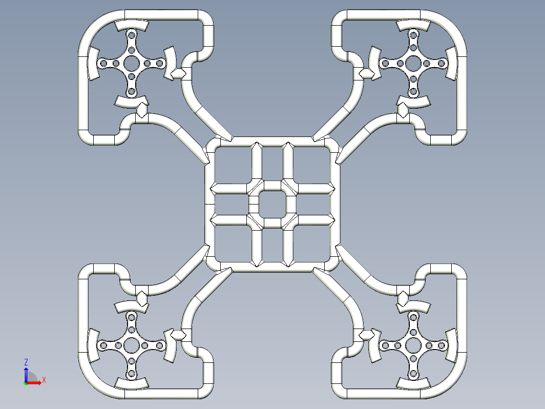 RCQuadcopter（四轮压发电机）主体05_1