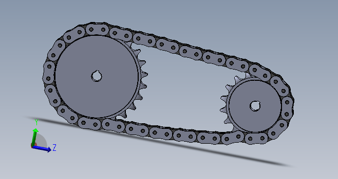 链轮运动仿真