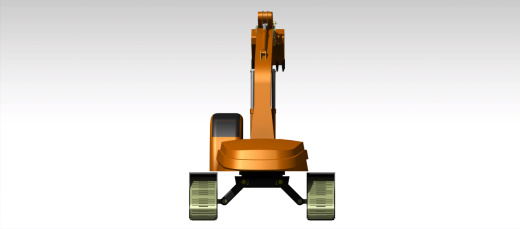 Excavator简易三角履带挖掘机缩略图
