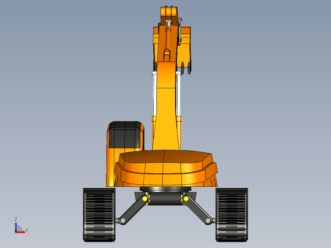 Excavator简易三角履带挖掘机