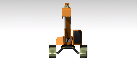 Excavator简易三角履带挖掘机缩略图