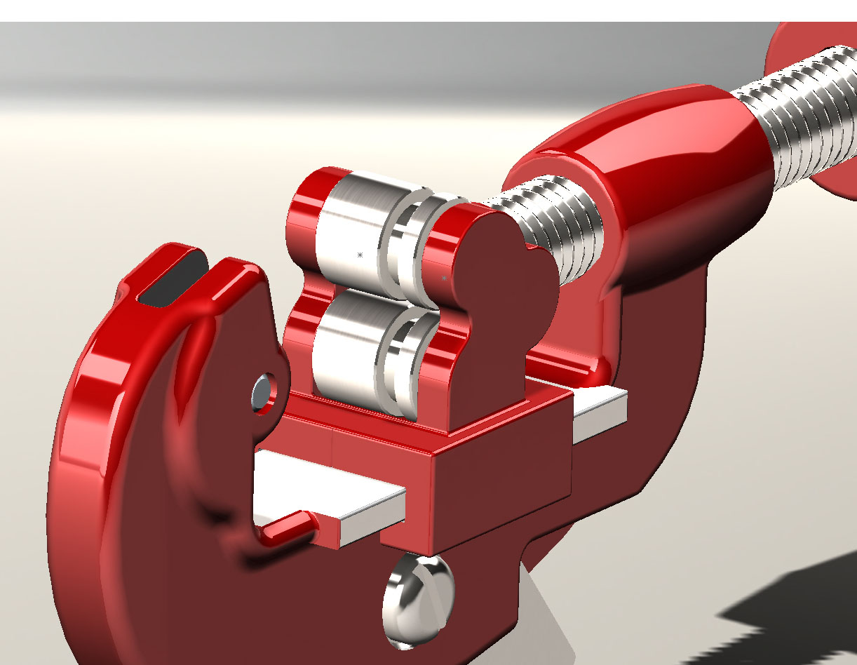 SolidWorks切管机模型