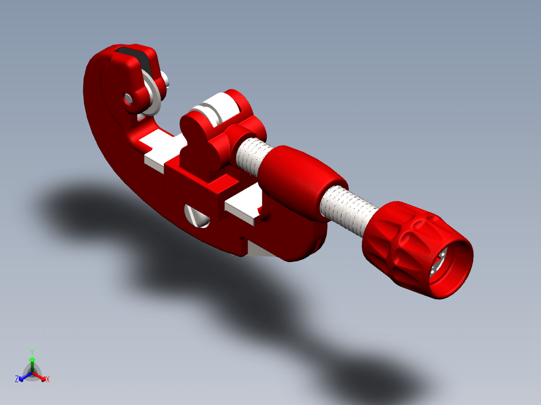 SolidWorks切管机模型