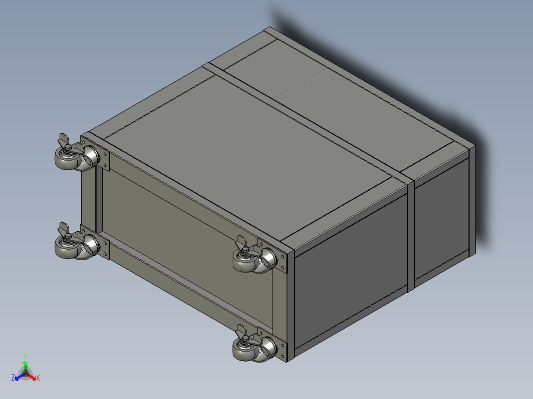 焊工车间移动工具箱