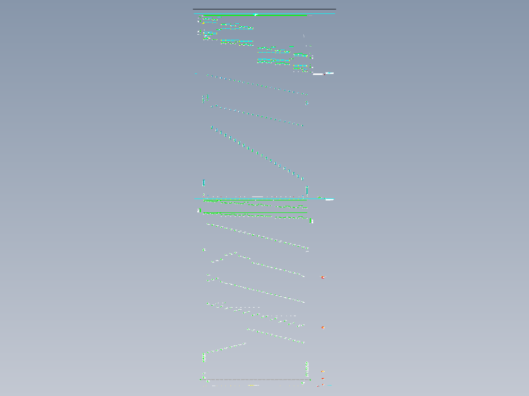 长江公司钢结构工程厂房CAD