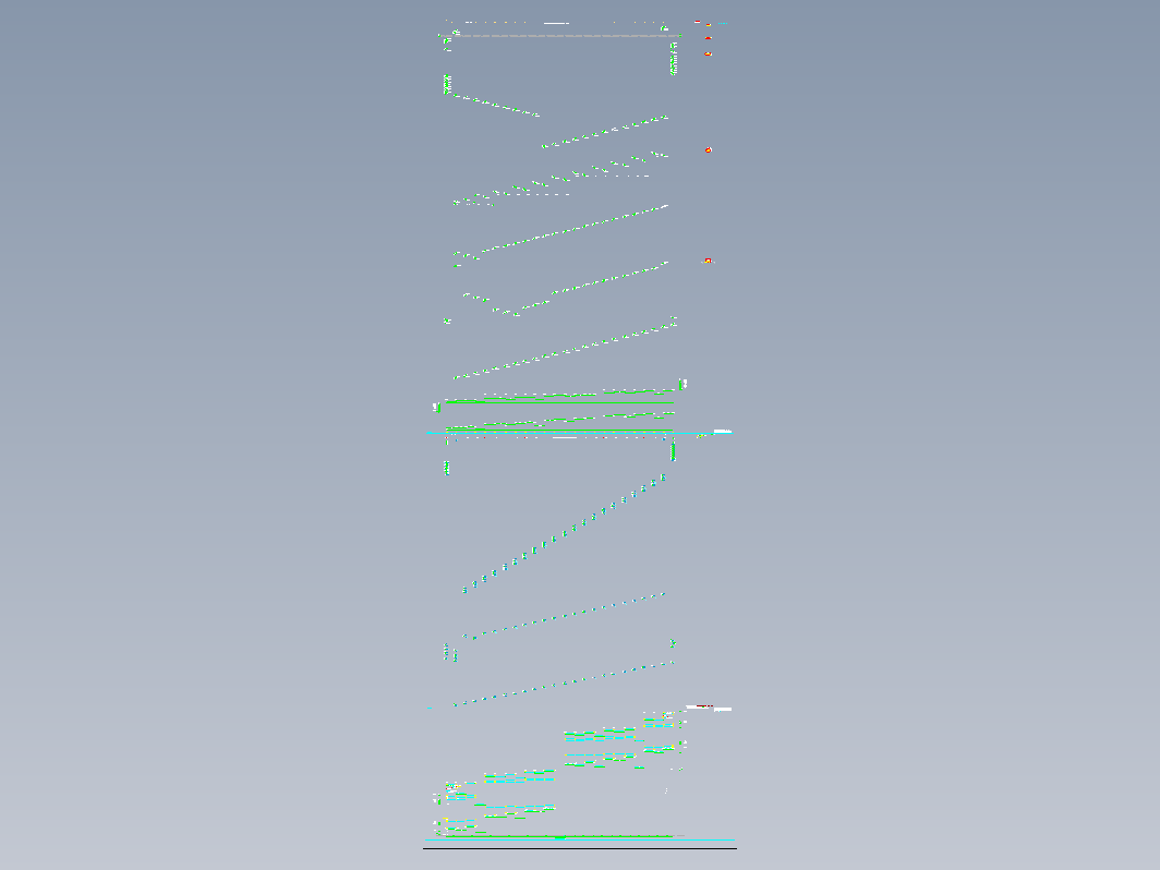 长江公司钢结构工程厂房CAD