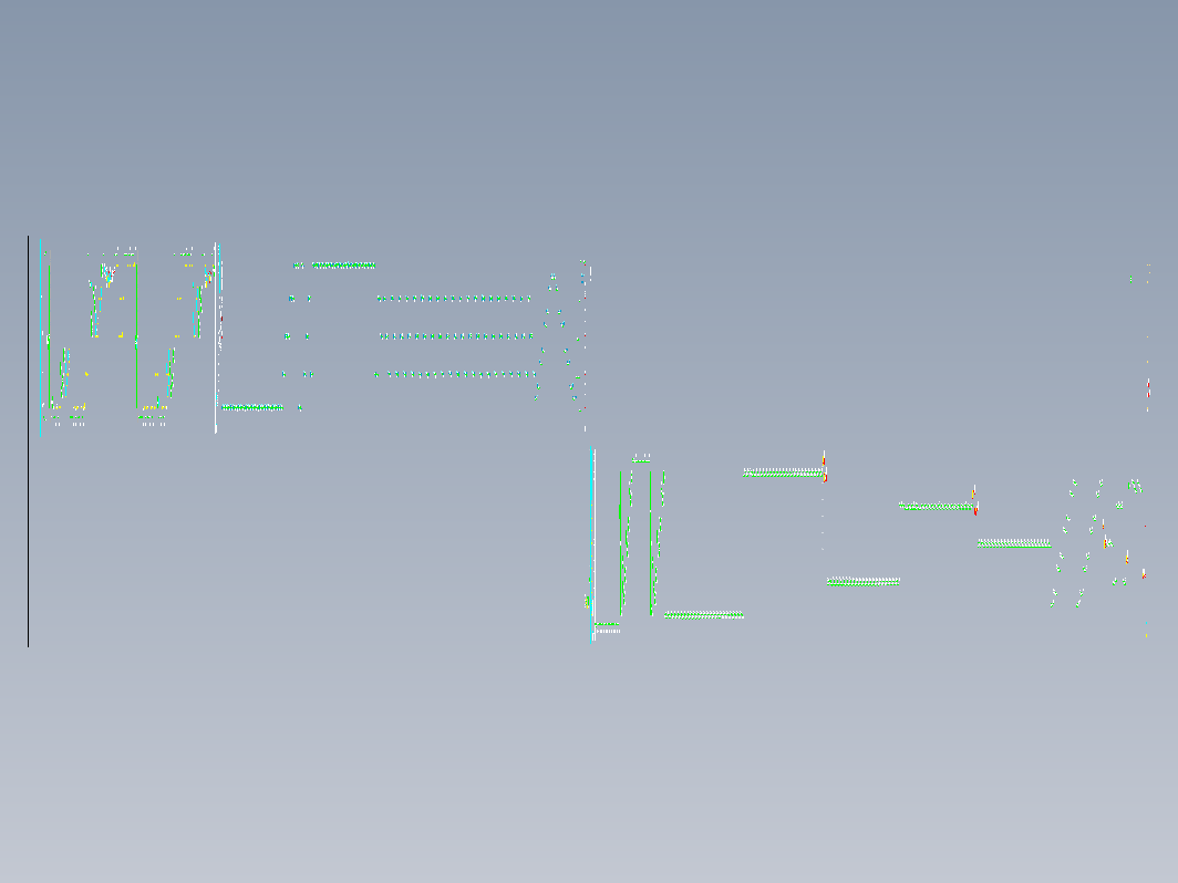 长江公司钢结构工程厂房CAD