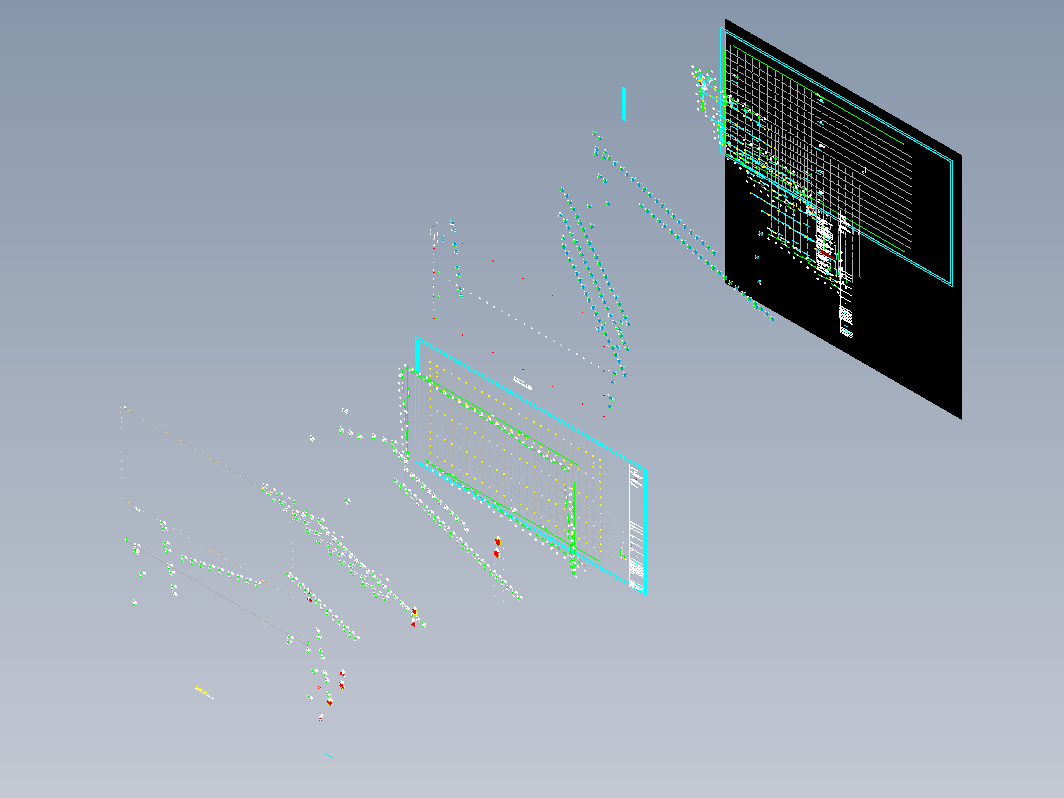 长江公司钢结构工程厂房CAD