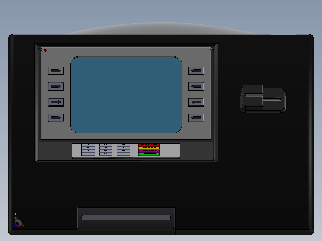 ATM自动取款机按键面板
