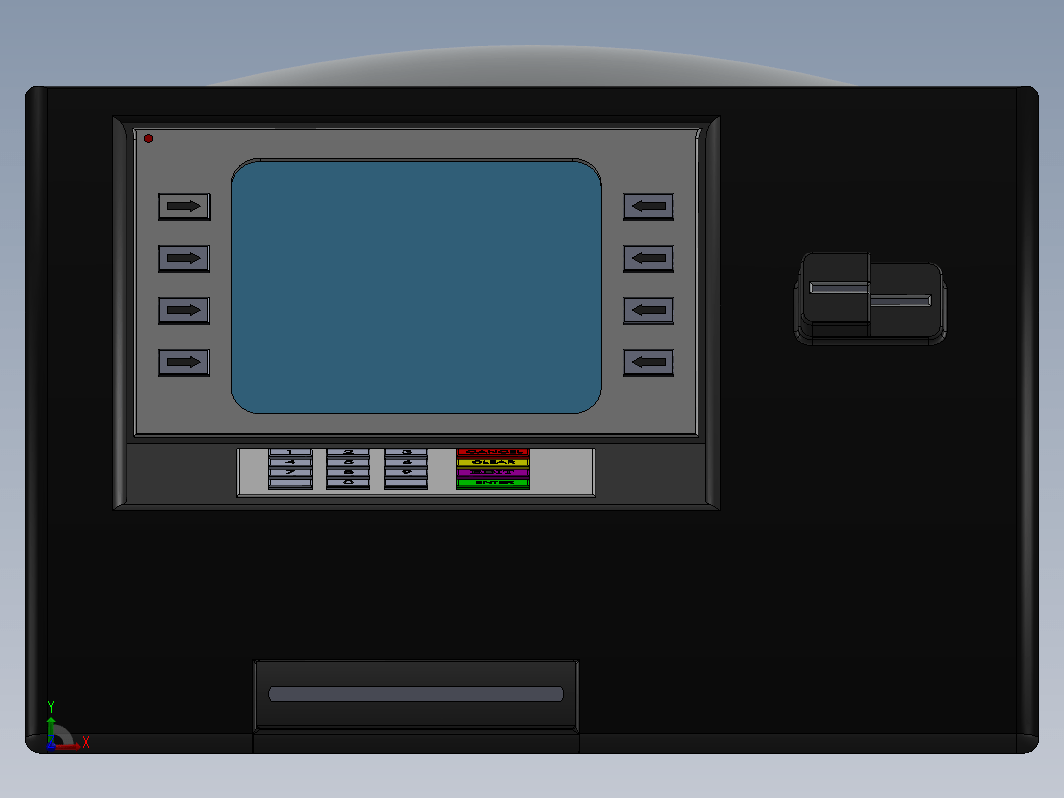 ATM自动取款机按键面板