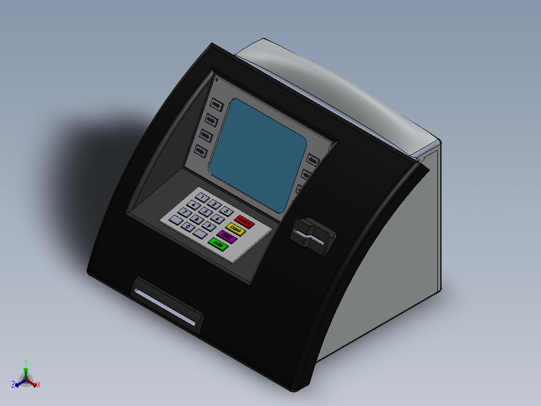 ATM自动取款机按键面板