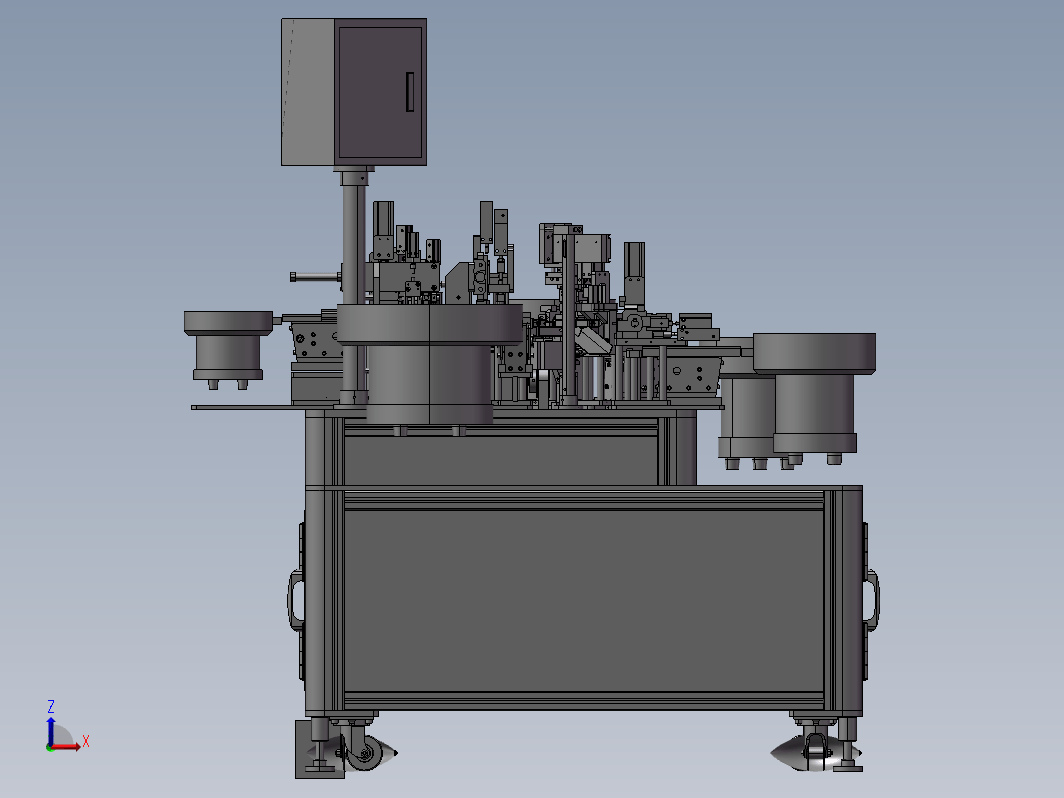 转盘式自动组装机3D