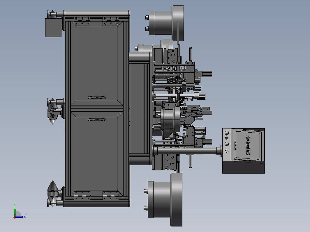 转盘式自动组装机3D