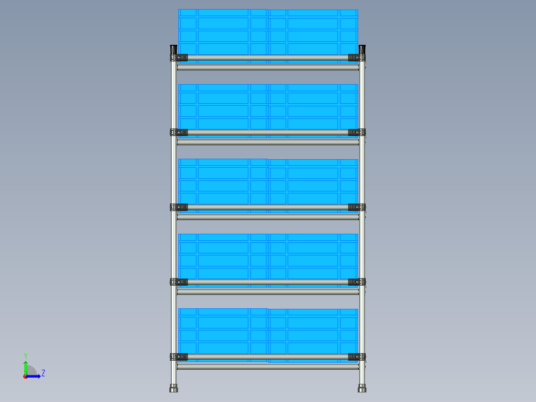 2x5M精益管货架