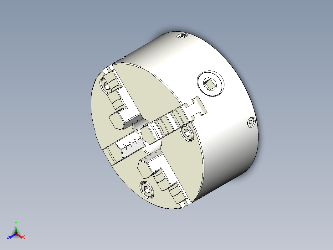 125mm四爪卡盘