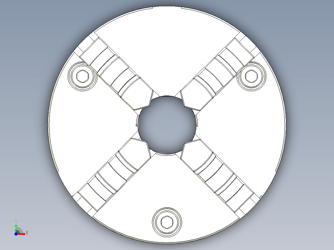 125mm四爪卡盘