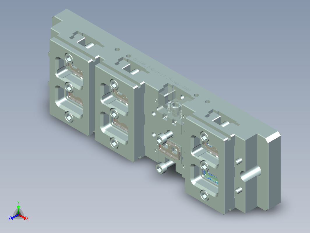 手机摄像头固定槽加工夹具