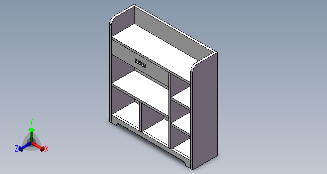 K9880-现代简约小书架