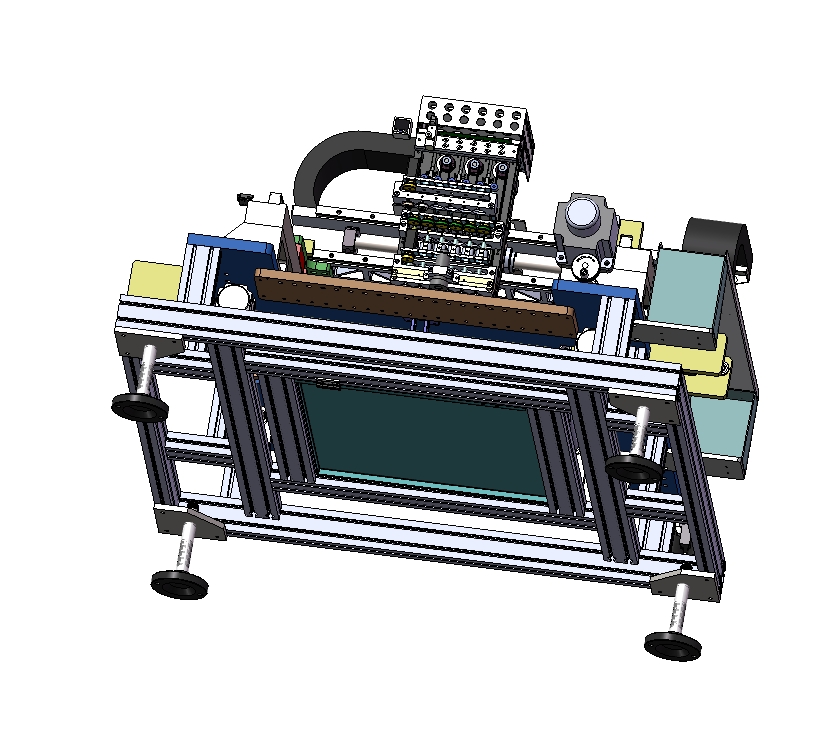 1000X1000mm贴片机三维SW2015带参