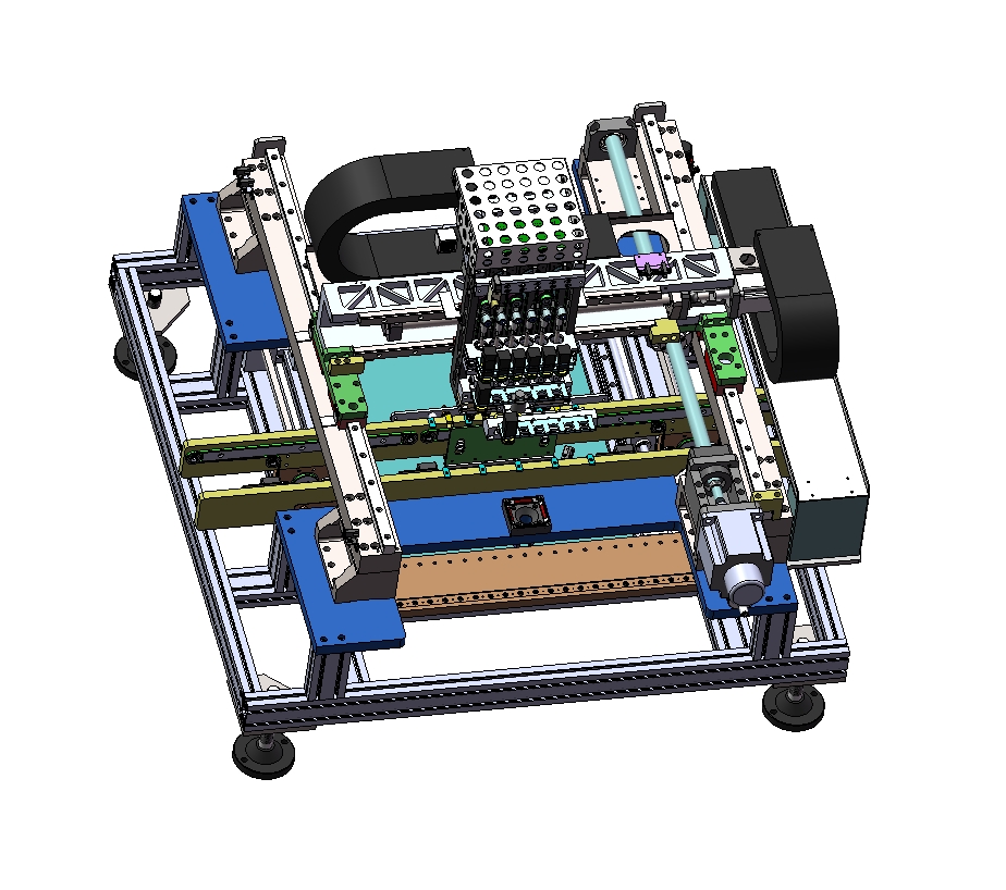 1000X1000mm贴片机三维SW2015带参