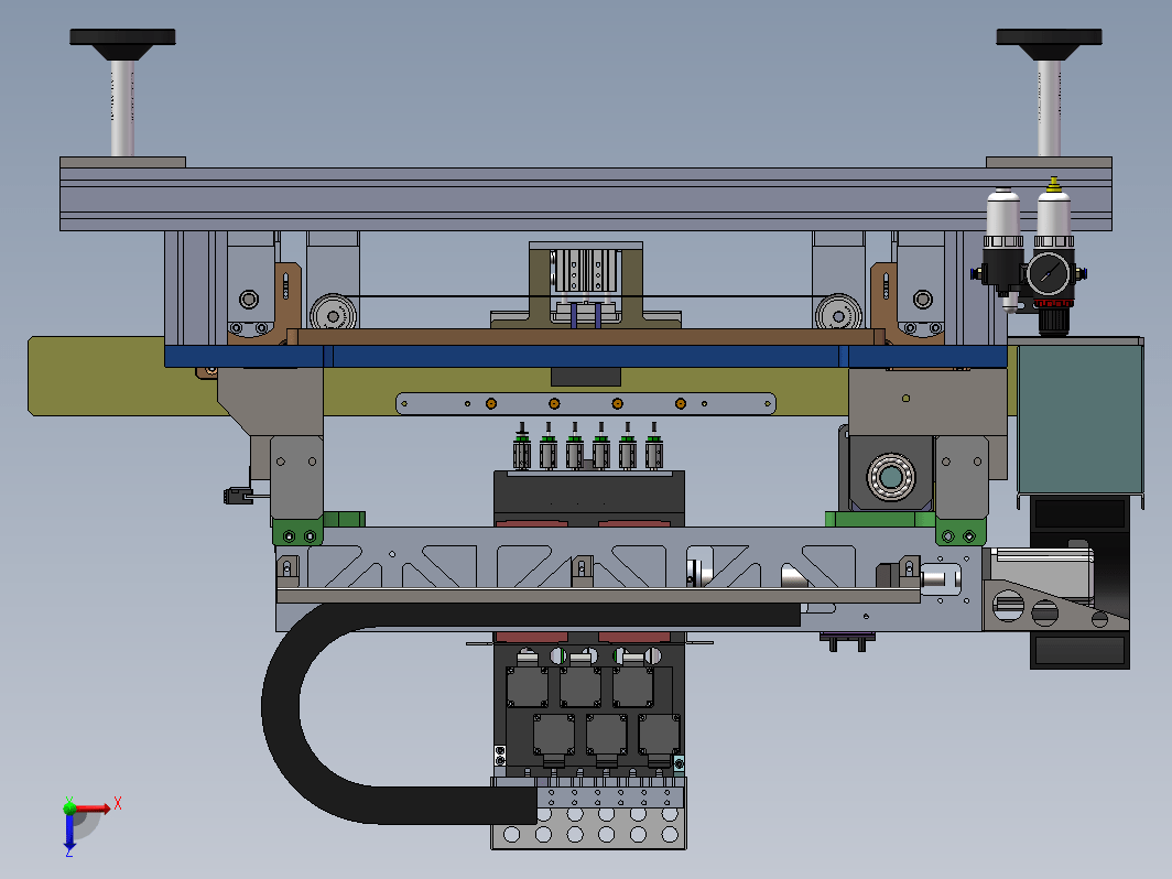 1000X1000mm贴片机三维SW2015带参