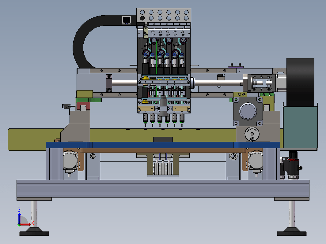 1000X1000mm贴片机三维SW2015带参