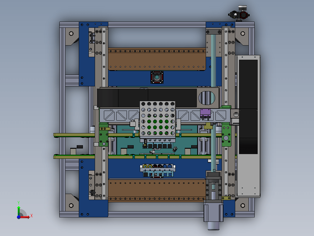 1000X1000mm贴片机三维SW2015带参