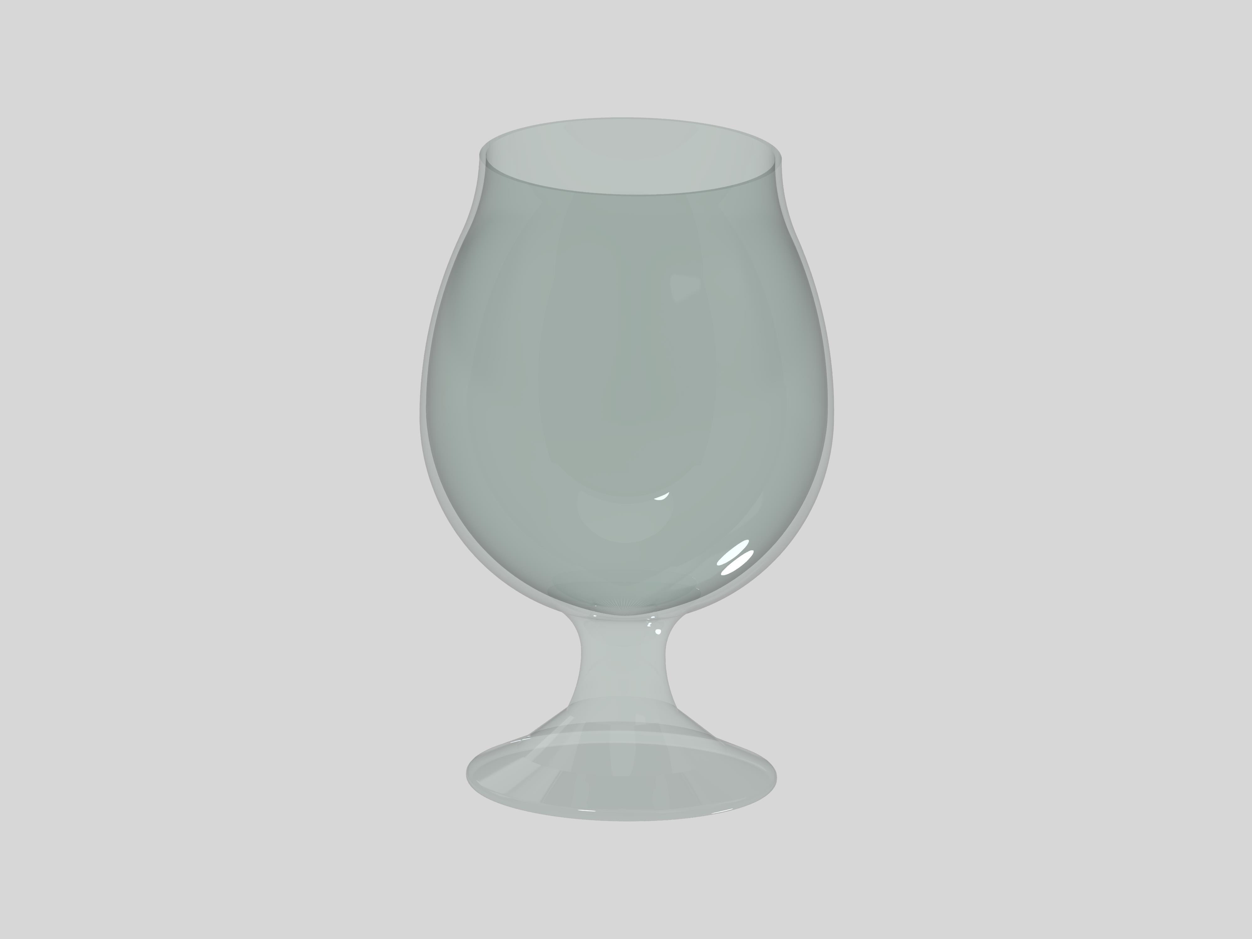 郁金香玻璃杯500毫升