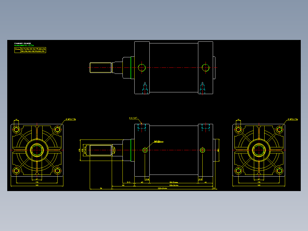 气缸 DMB125