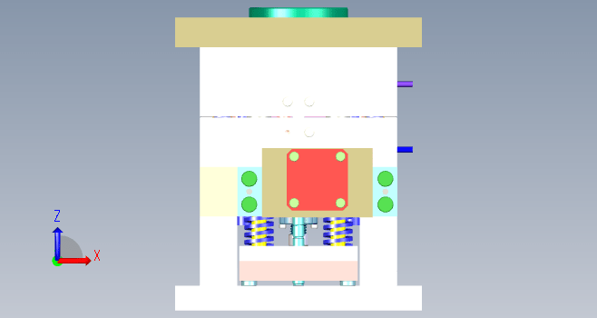 玩具车摆动蜗杆模具